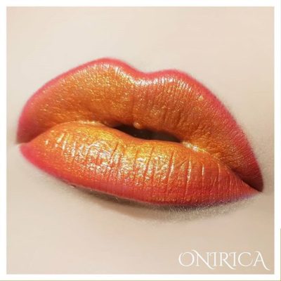 orange juice & glitters lips onirica